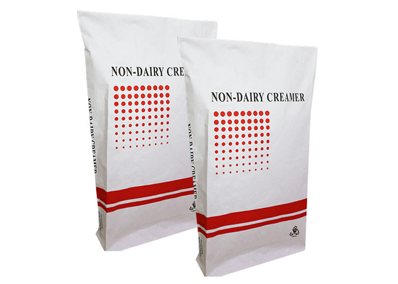 Wklejone wielowarstwowe torby papierowe Food Grade Cellulose Waterproof 20kg 25kg